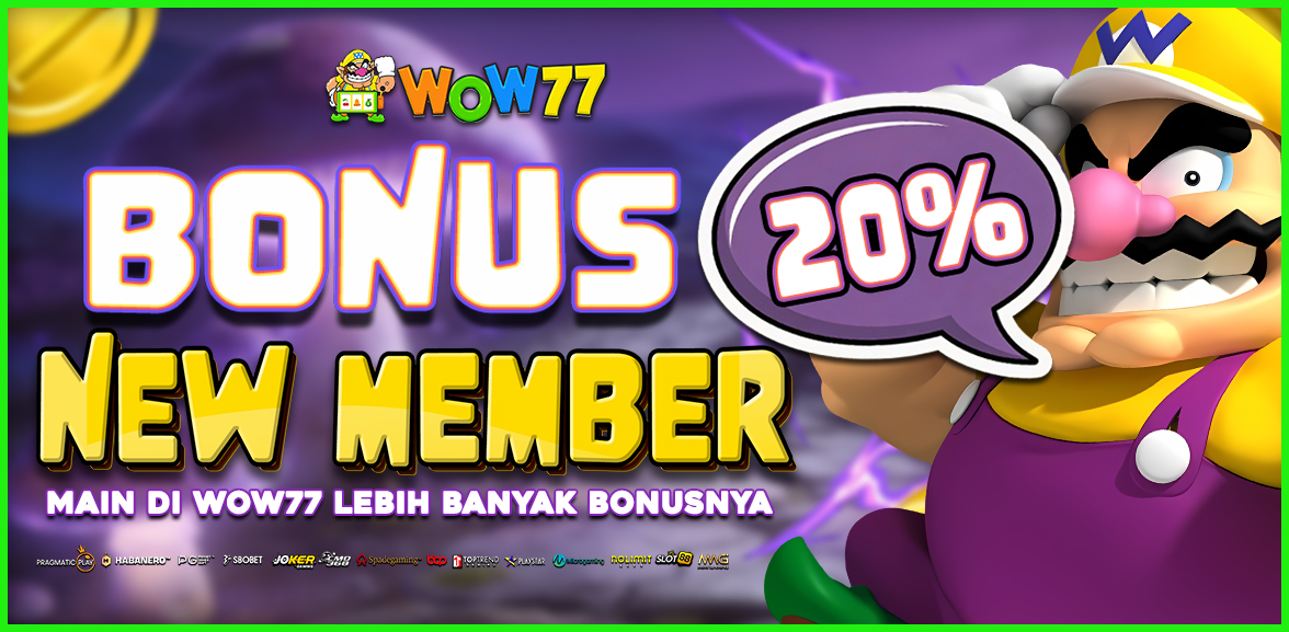 BONUS NEW MEMBER 20%